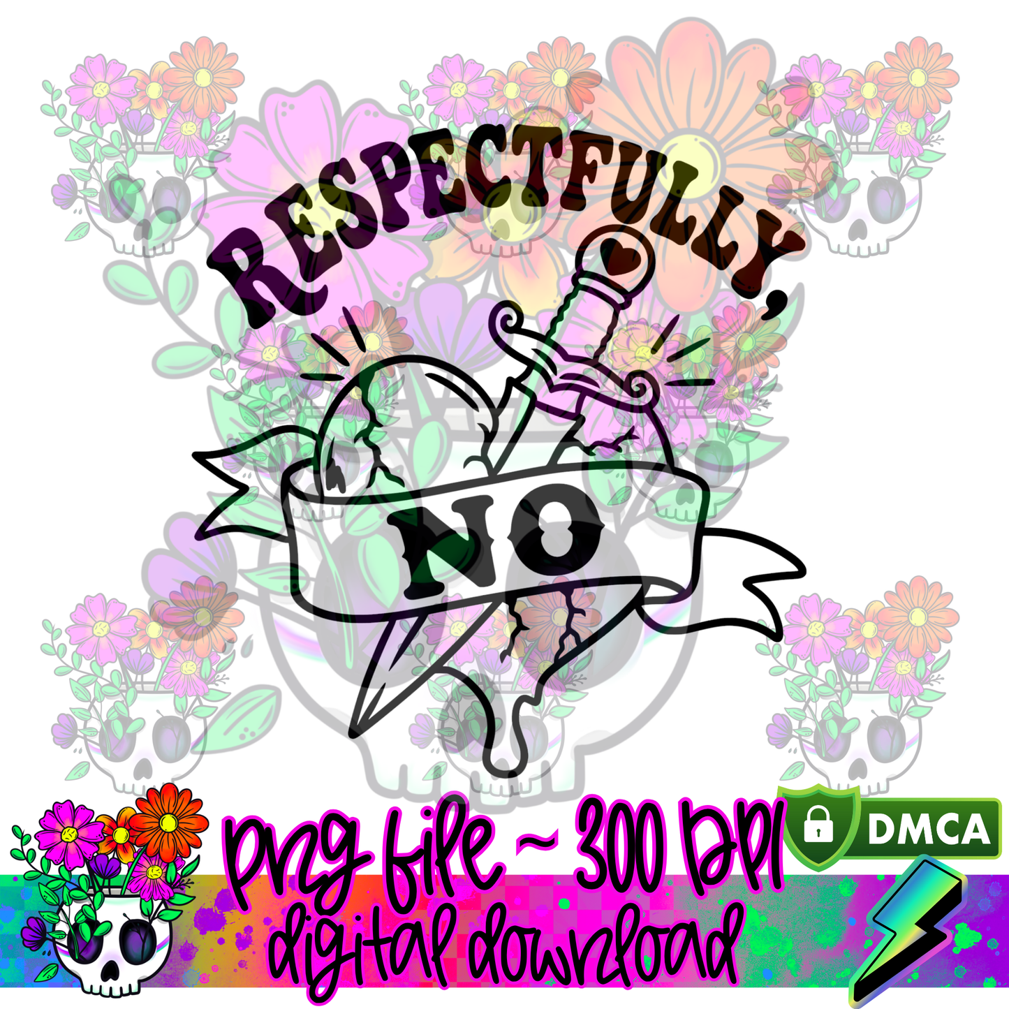 Respectfully No - PNG