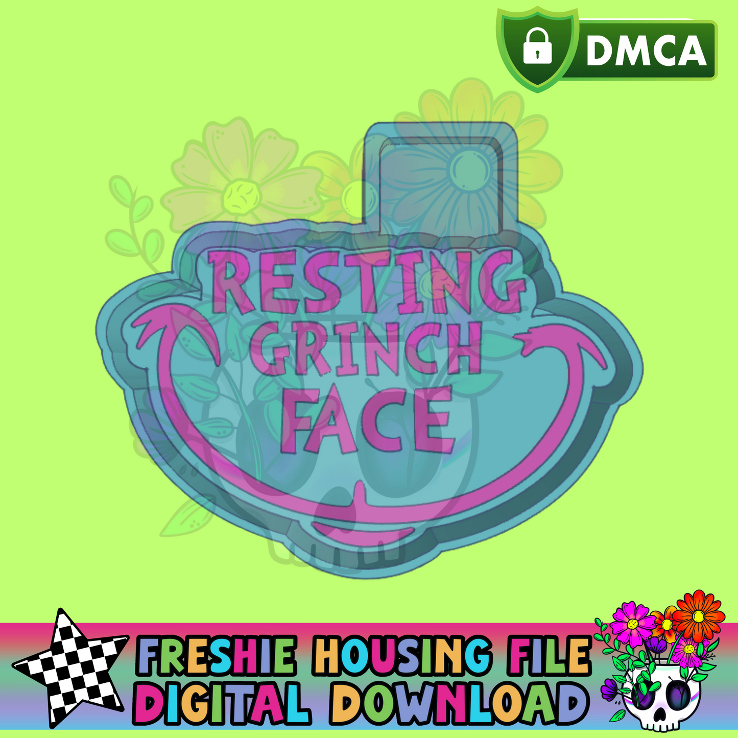 Resting G Face Mold Maker STL File