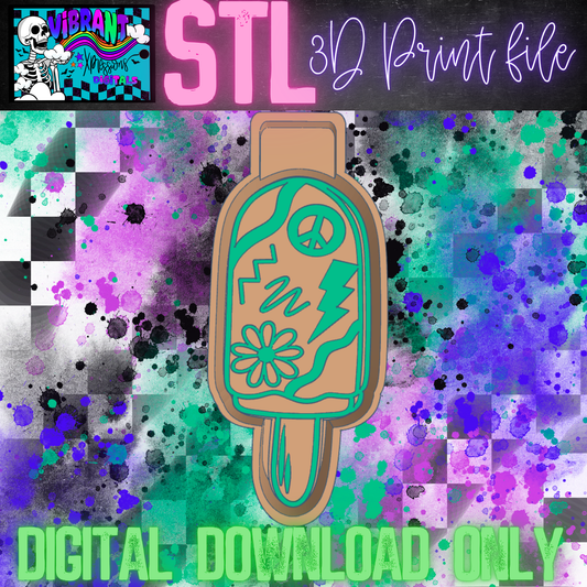 Retro Popsicle Mold Maker STL File