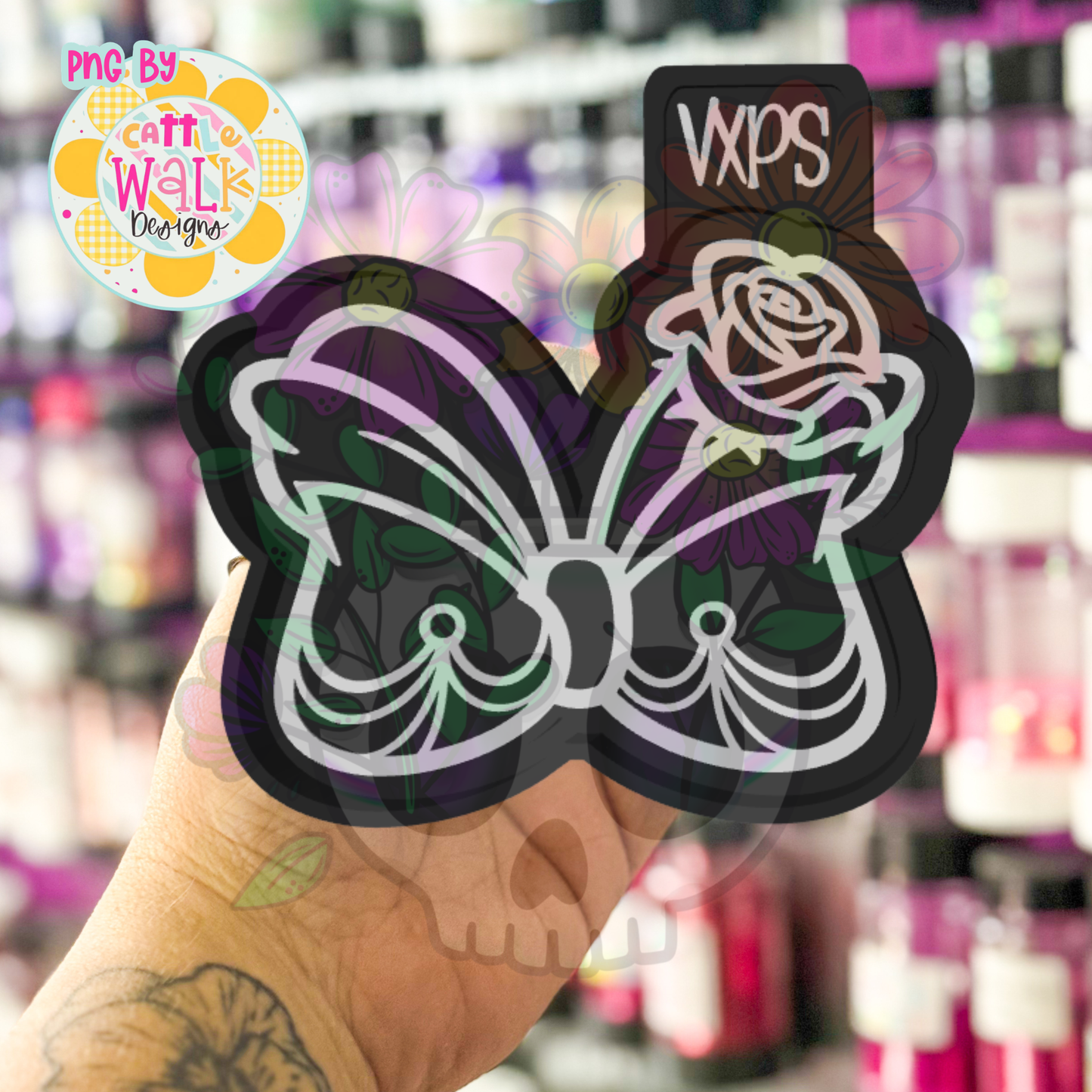 Rose Bow- Freshie Mold