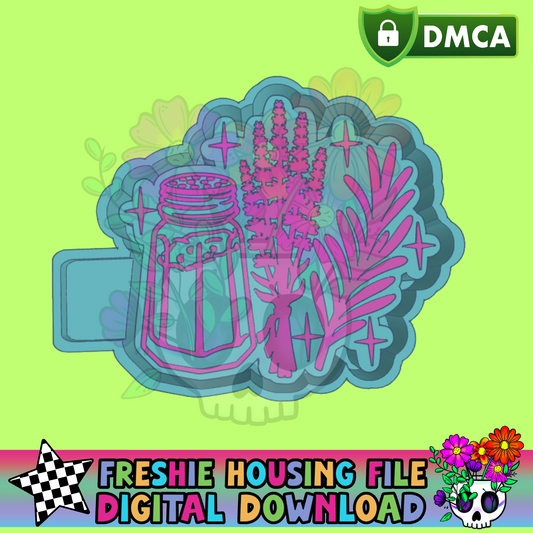 Salt+Lavender+Rosemary Mold Maker STL File