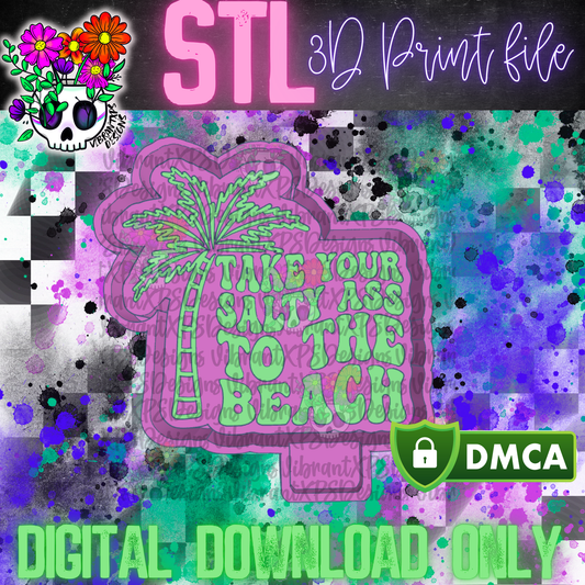 Salty Beach Mold Maker STL File