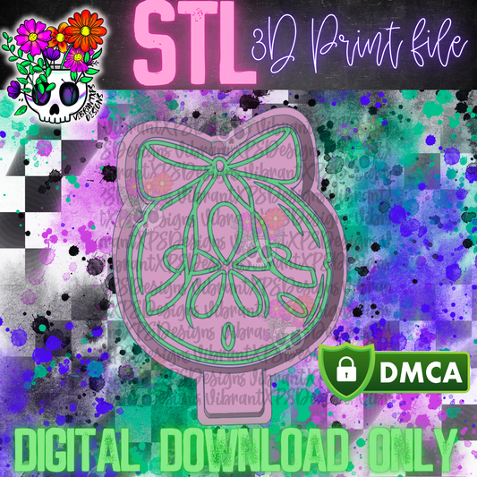 Sand Dollar Bow Mold Maker STL File