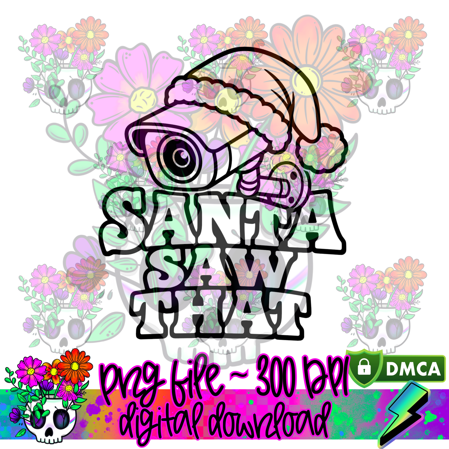 Santa Saw That Cam - PNG
