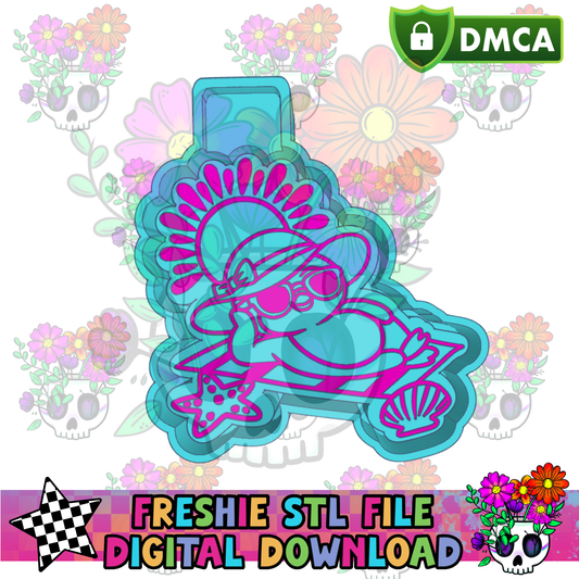 Sassy Beach Penguin Mold Maker STL File