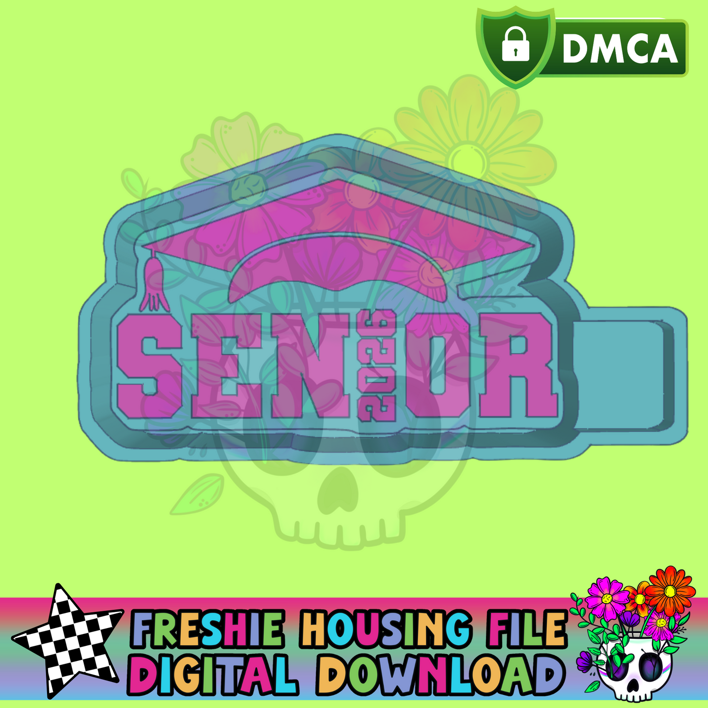 Senior '26 Cap Mold Maker STL File