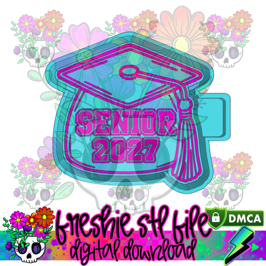 Senior 2027 Cap Mold Maker STL File