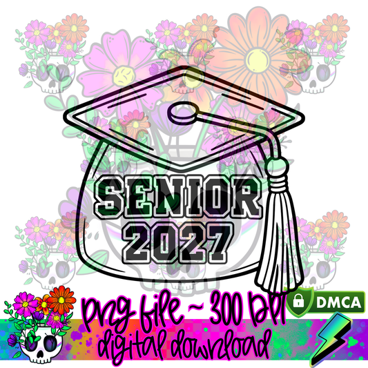Senior 2027 Cap - PNG