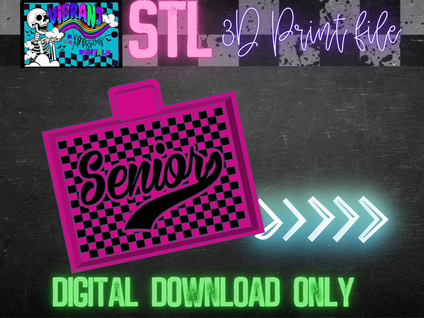 Senior Checked Mold Maker STL File