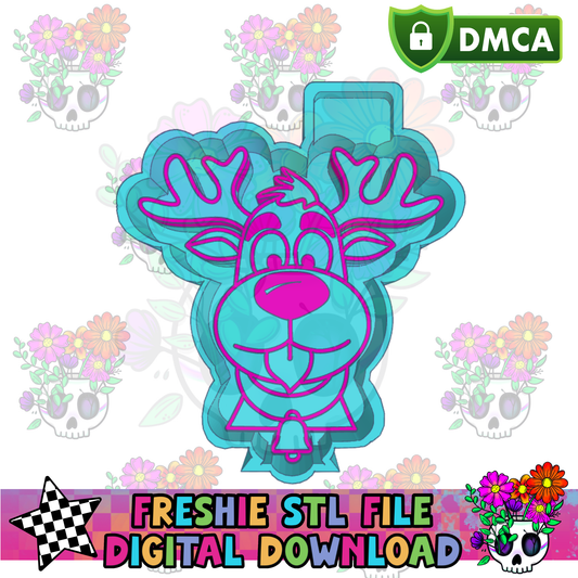 Silly Reindeer Mold Maker STL File