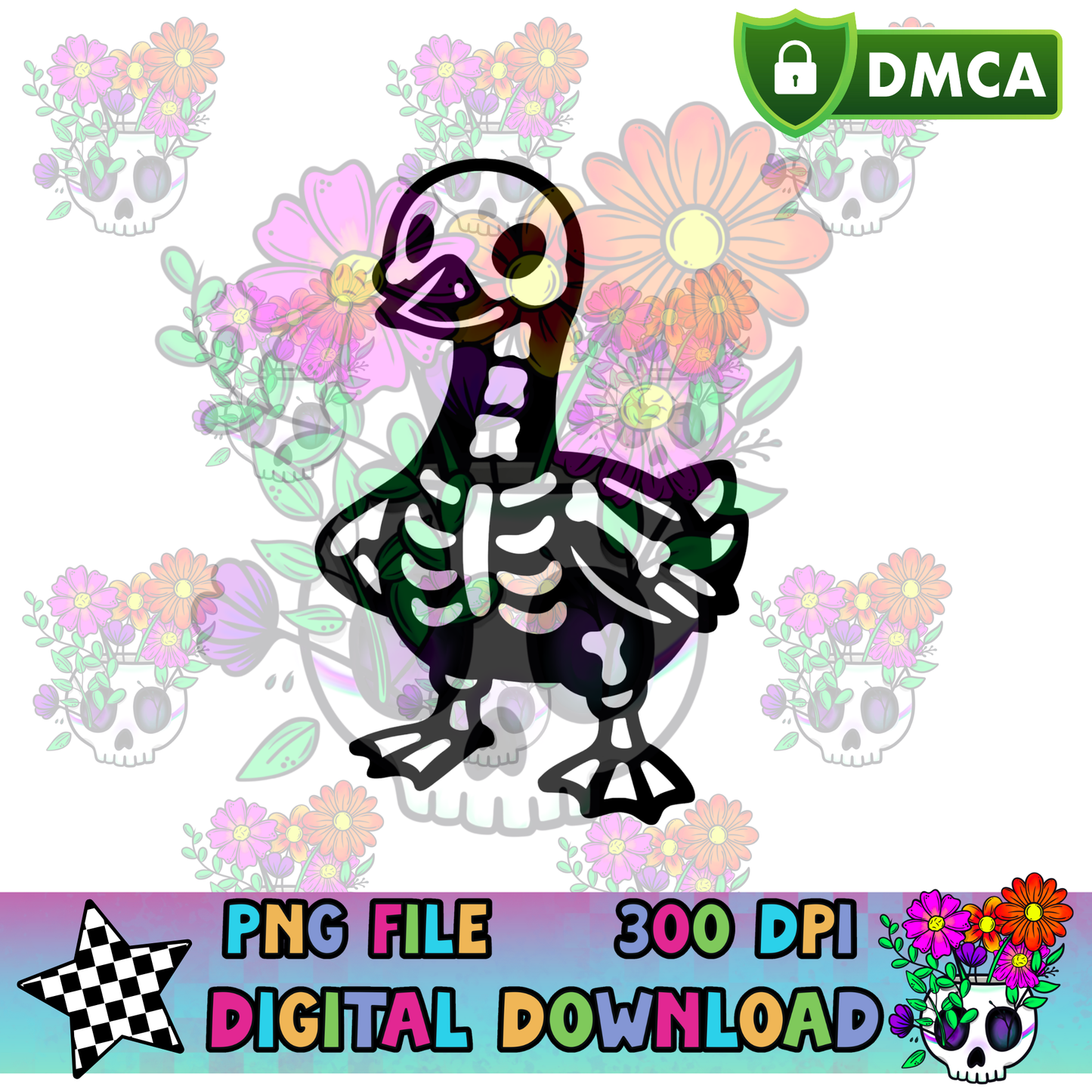 Skellie Goose - PNG
