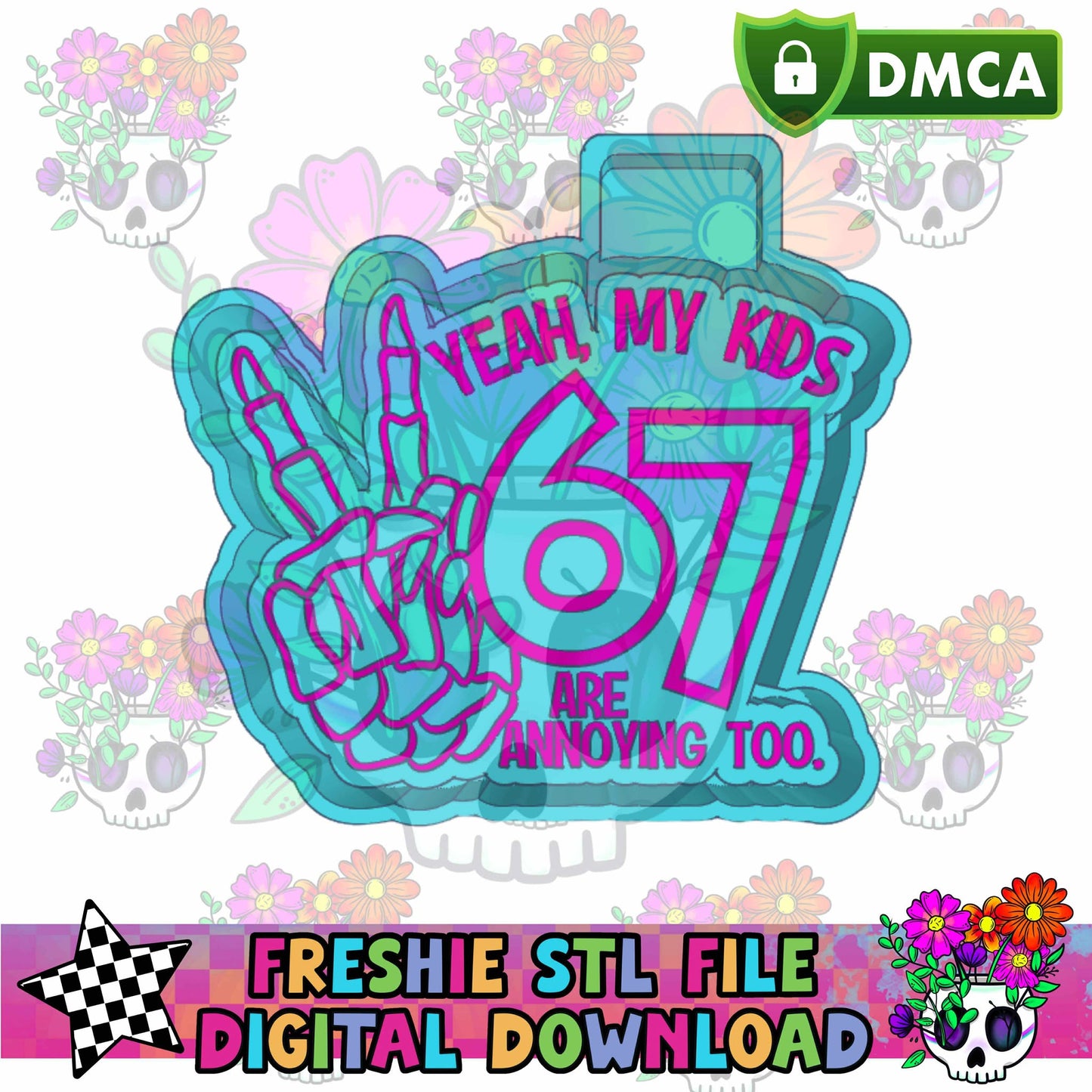 Skellie 67 Annoying Kids Mold Maker STL File