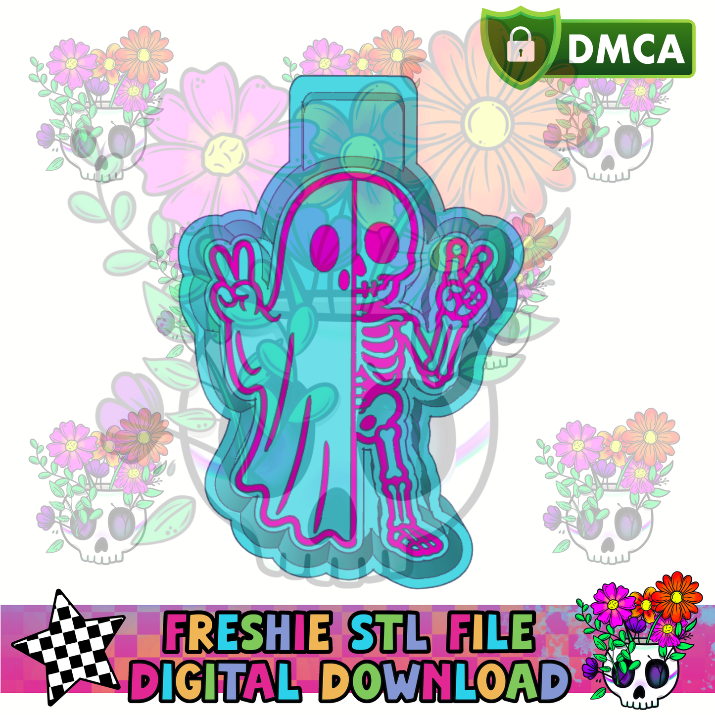 Skellie Ghost Mold Maker STL File