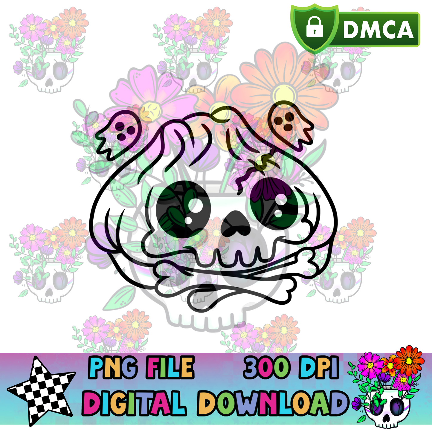 Skull Dumpling - PNG