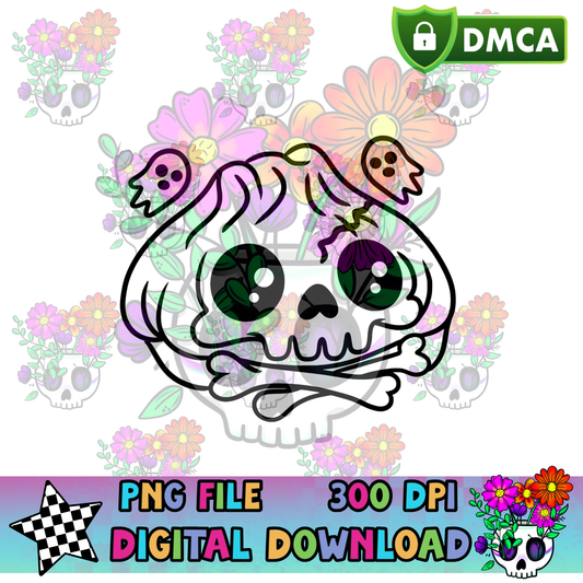 Skull Dumpling - PNG