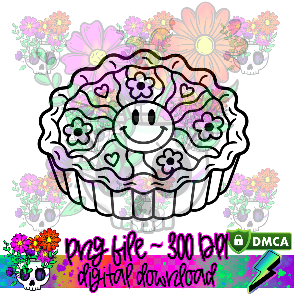 Smiley Pie - PNG