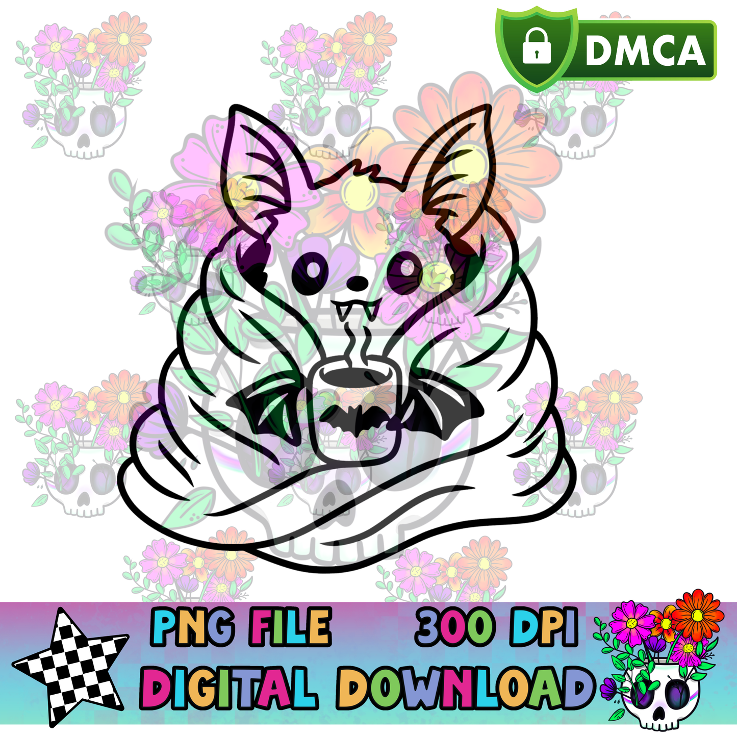 Snuggly Bat - PNG