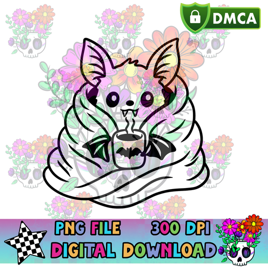 Snuggly Bat - PNG