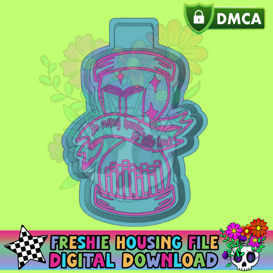 So Many Books So Little Time Mold Maker STL File