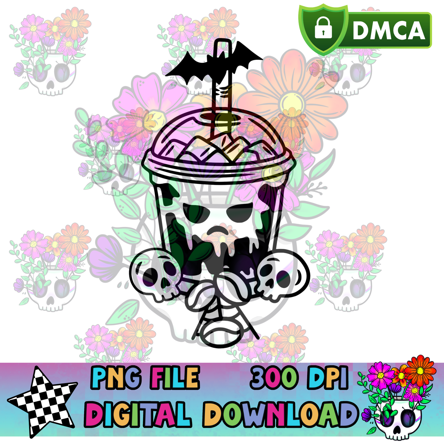 Spooky Cafe Mocha - PNG