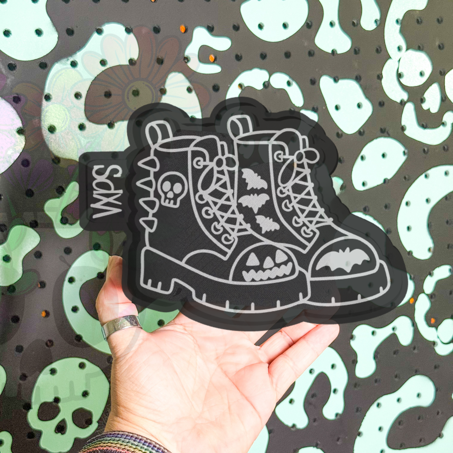 Spooky Combat Boots - Freshie Mold