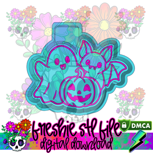Spooky Friends Mold Maker STL File