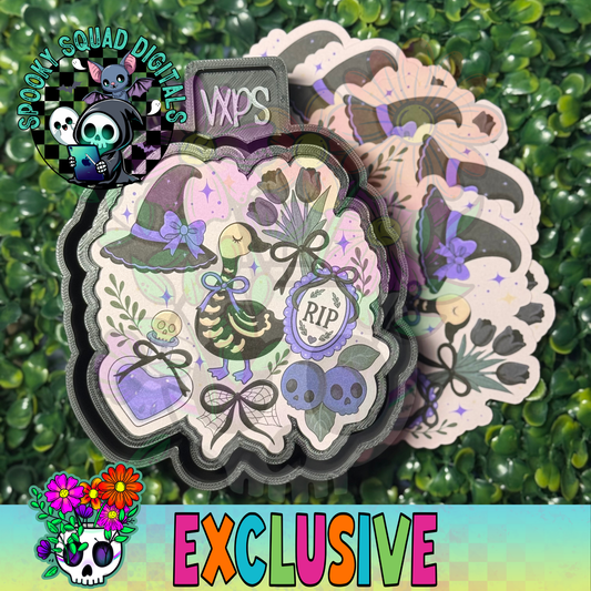 Spooky Grannycore Mold + Cardstock EXCLUSIVE