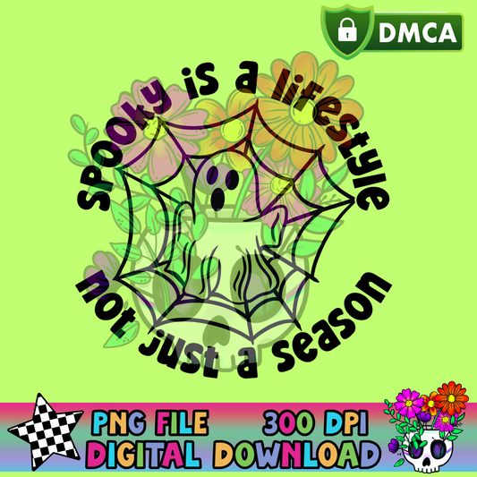 Spooky is a Lifestyle- PNG