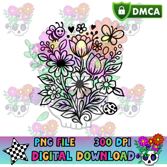 Spring Florals - PNG