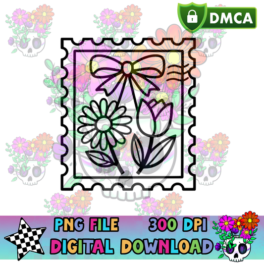 Spring Stamp - PNG