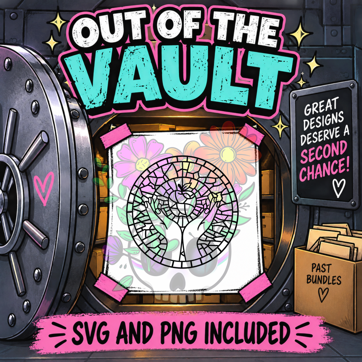 Out of the Vault - Stained Glass Apple