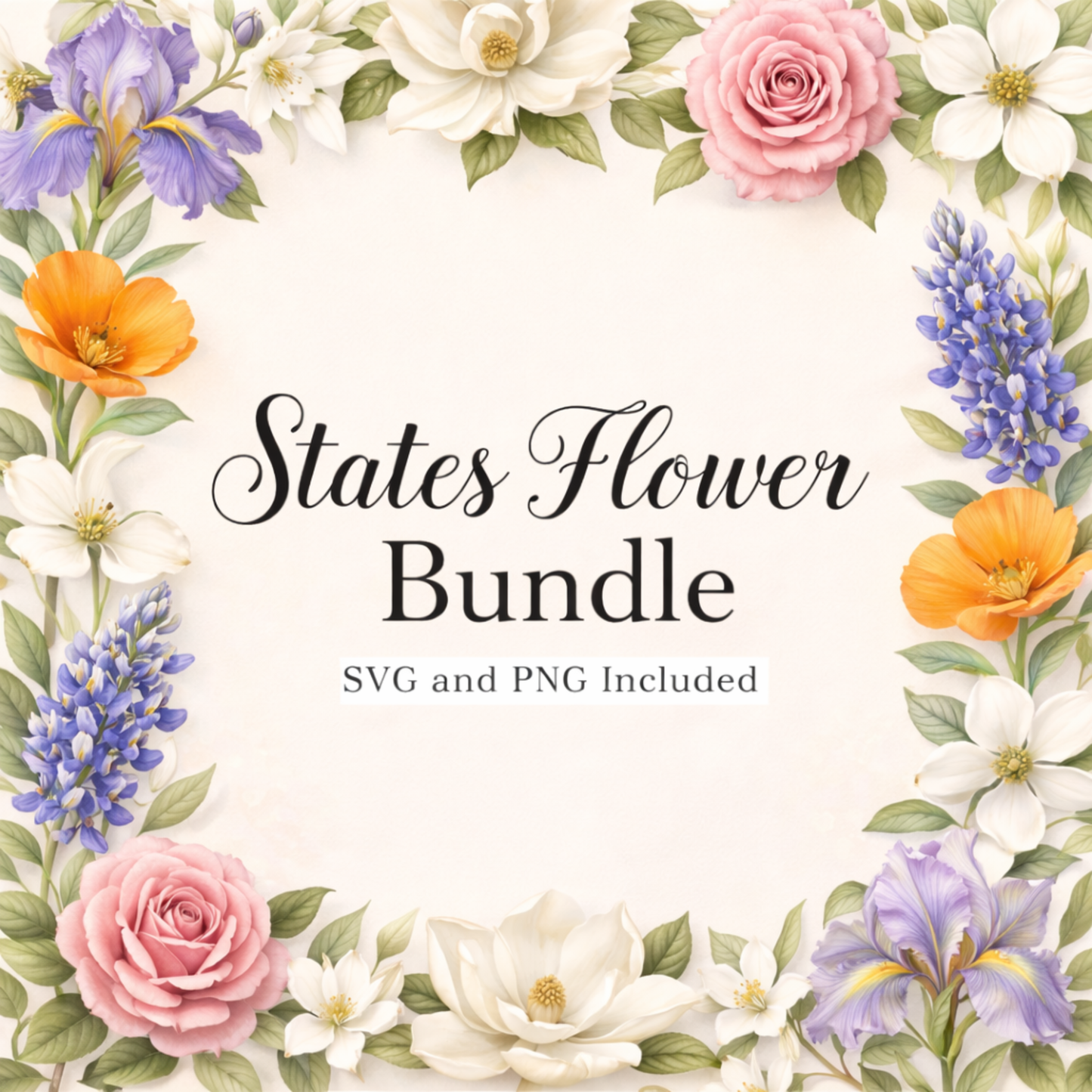 States Flowers Bundle
