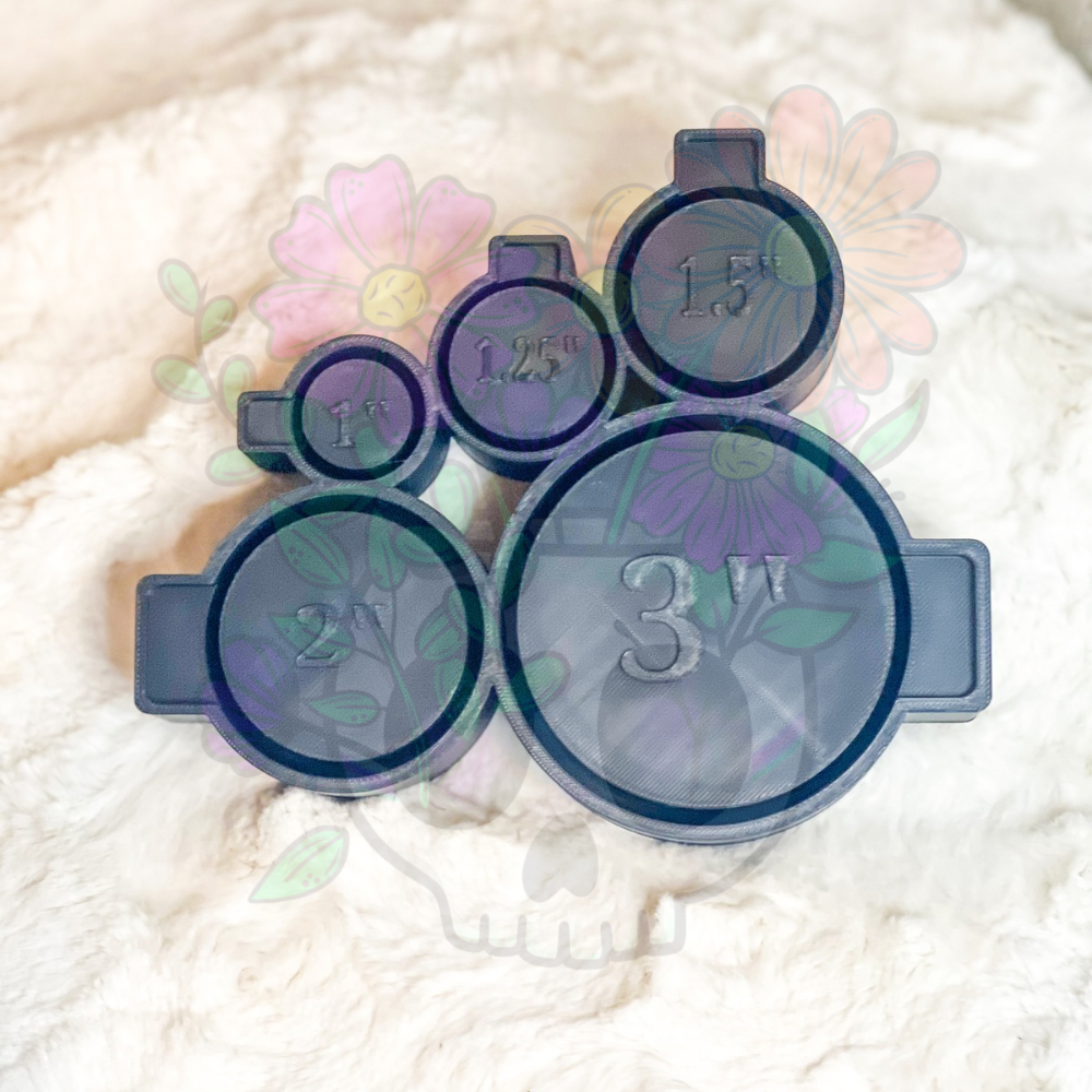 Circle Freshie Separators Mold Maker STL File