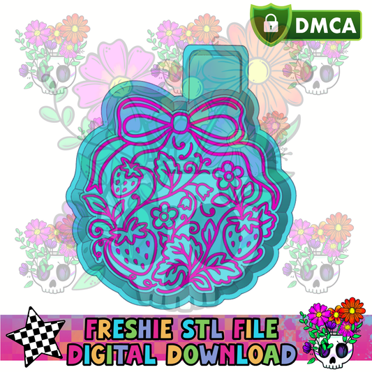 Strawberry Whimsy Mold Maker STL File