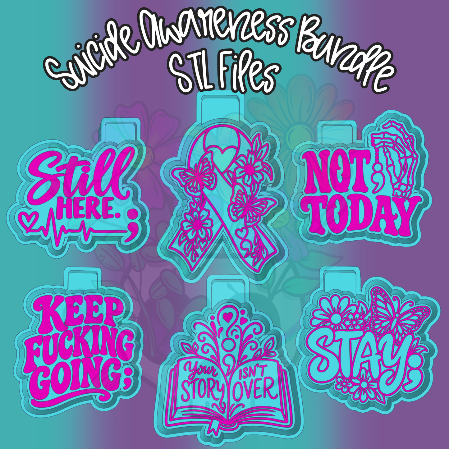 Suicide Awareness Bundle - STL