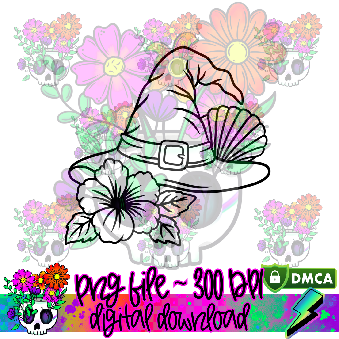Summerween Witches Hat - PNG