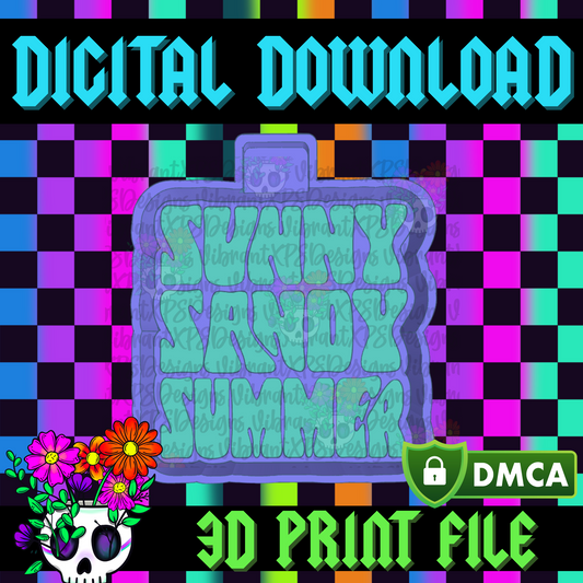 Sunny Sandy Summer Mold Maker STL File