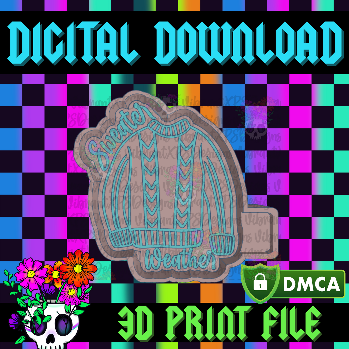 Sweater Weather Mold Maker STL File