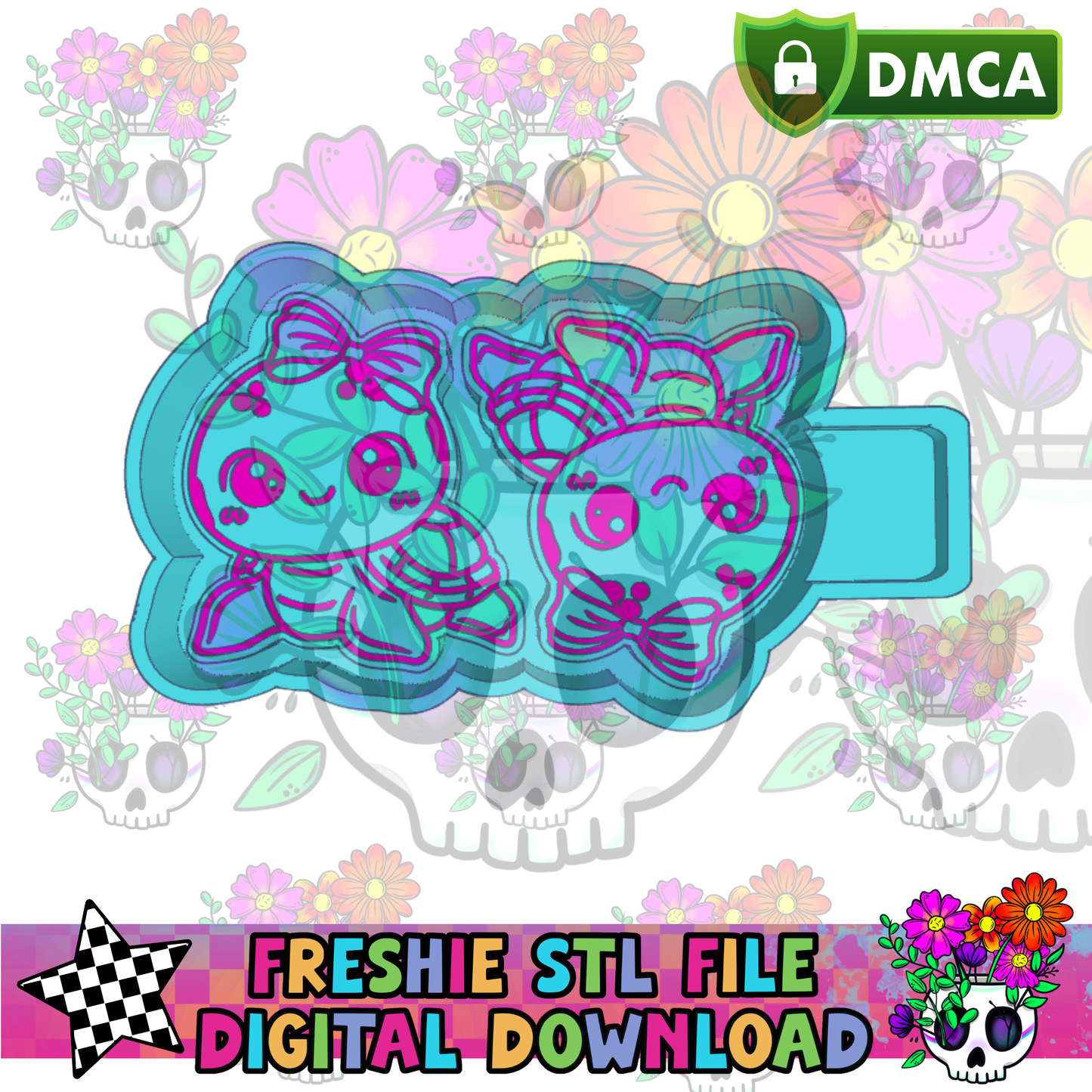 Sweet Bow Turtle Vent Mold Maker STL File