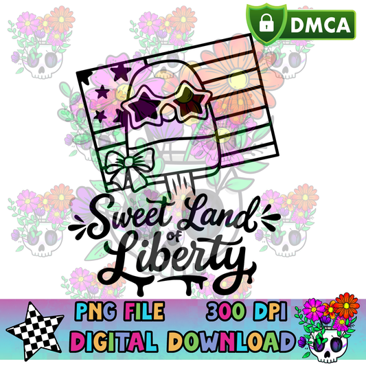 Sweet Land Of Liberty - PNG