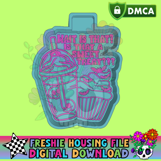 Is That A Sweet Treat (Words) Mold Maker STL File