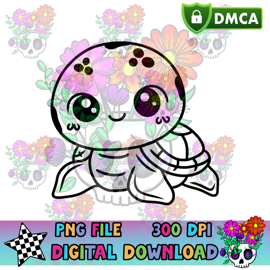 Sweet Turtle - PNG