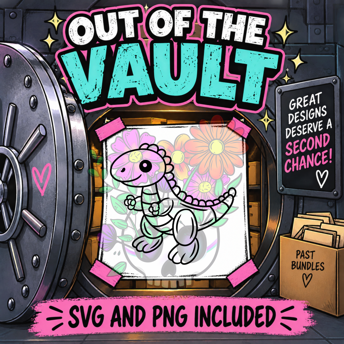 Out of the Vault - Balloon Dino T Rex