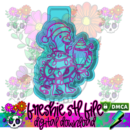 Tangled Christmas Goose Mold Maker STL File