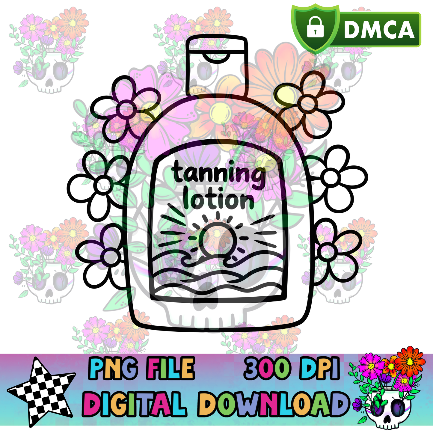 Tanning Lotion - PNG