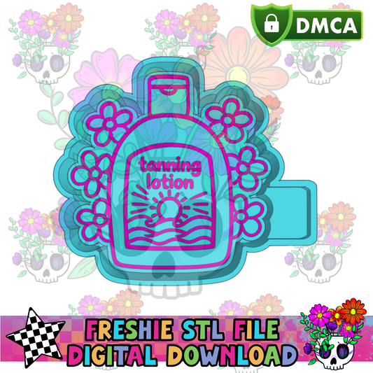 Tanning Lotion Mold Maker STL File