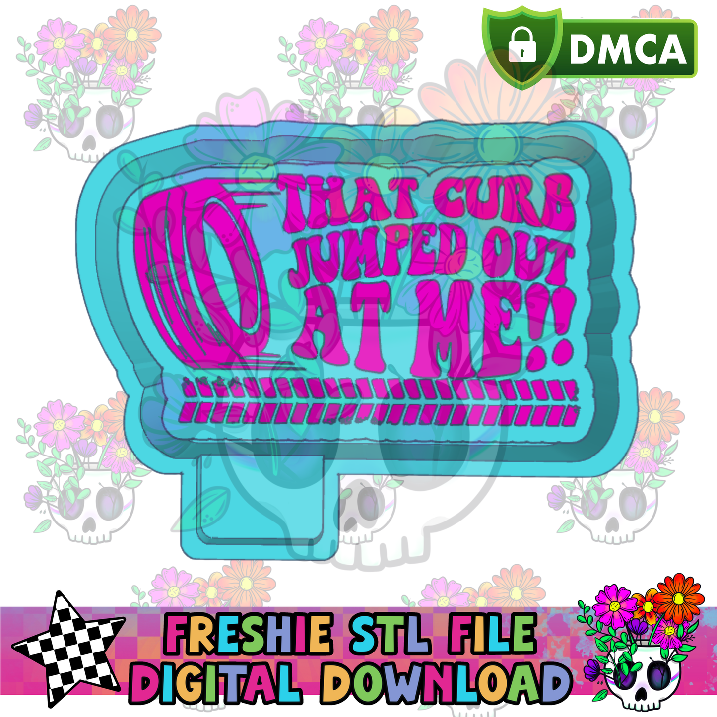 That Curb Jumped Out at Me Housing Mold Maker STL File