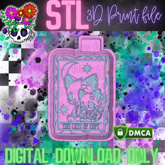 Cats Of Copy Tarot Mold Maker STL File