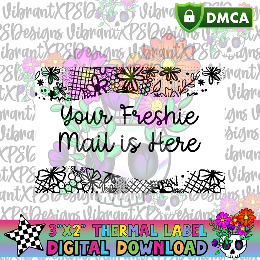 Lace Freshie Mail – Thermal Label Digital Download