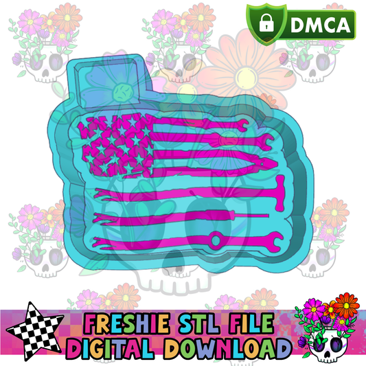 Tool Flag Housing Mold Maker STL File